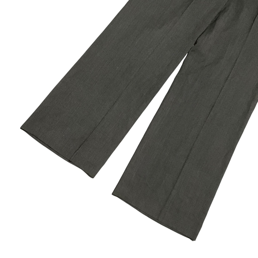 Sandro Paris Charcoal Tweed Straight Leg Career Office Pants Women 14W Plus Size - Picture 2 of 7